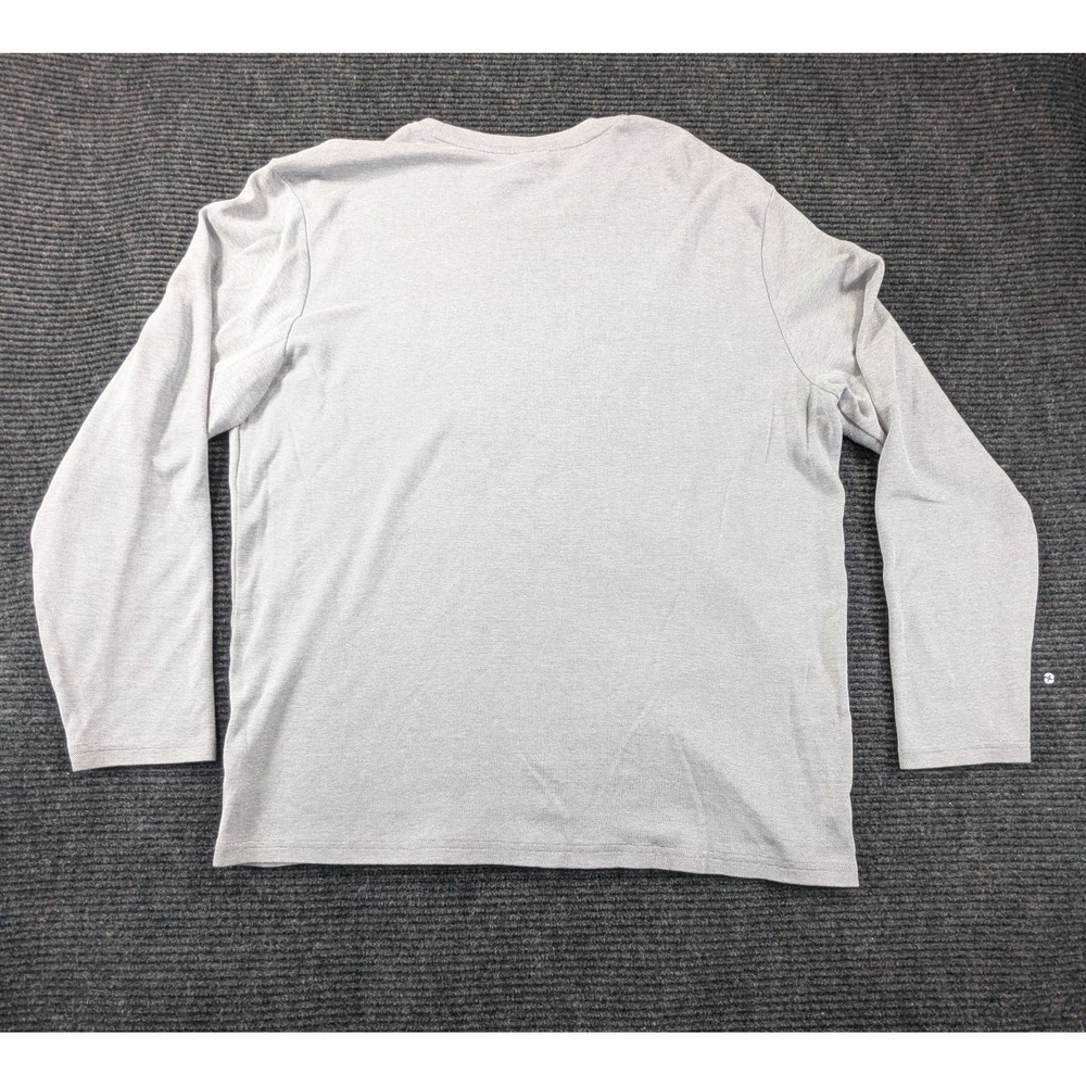 Skechers GoWalk Shirt Mens XL Gray Cotton Embroidered Logo Long Sleeve Crewneck - Picture 2 of 16